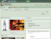 Tablet Screenshot of fma-directory.deviantart.com