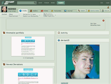 Tablet Screenshot of ozzozz.deviantart.com