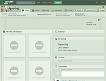 Tablet Screenshot of bigmacbig.deviantart.com