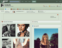 Tablet Screenshot of goddesdl.deviantart.com