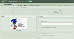 Desktop Screenshot of crazymike20.deviantart.com