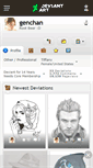 Mobile Screenshot of genchan.deviantart.com