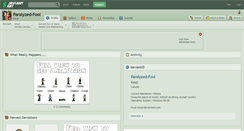 Desktop Screenshot of paralyzed-fool.deviantart.com