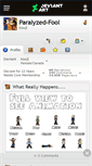 Mobile Screenshot of paralyzed-fool.deviantart.com