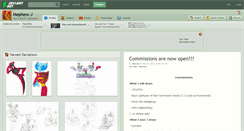 Desktop Screenshot of mephew-j.deviantart.com
