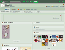 Tablet Screenshot of jkiddo223.deviantart.com