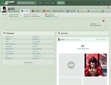 Tablet Screenshot of jp222.deviantart.com