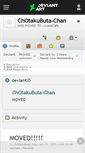 Mobile Screenshot of chotakubuta-chan.deviantart.com