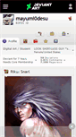 Mobile Screenshot of mayumi0desu.deviantart.com