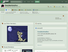 Tablet Screenshot of goeymarshmellow.deviantart.com
