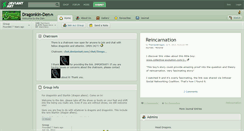 Desktop Screenshot of dragonkin-den.deviantart.com