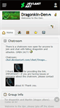 Mobile Screenshot of dragonkin-den.deviantart.com