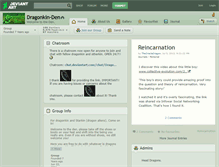 Tablet Screenshot of dragonkin-den.deviantart.com