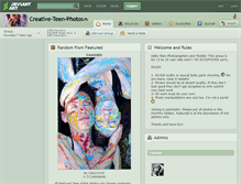 Tablet Screenshot of creative-teen-photos.deviantart.com