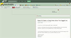 Desktop Screenshot of green-glowstickz.deviantart.com