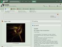 Tablet Screenshot of keylala.deviantart.com