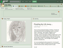 Tablet Screenshot of irish-kitty.deviantart.com