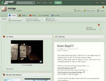 Tablet Screenshot of notolga.deviantart.com