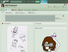Tablet Screenshot of afterthemoment.deviantart.com