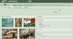 Desktop Screenshot of hcap.deviantart.com