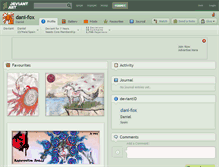 Tablet Screenshot of dani-fox.deviantart.com