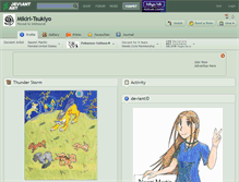 Tablet Screenshot of mikiri-tsukiyo.deviantart.com