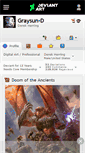 Mobile Screenshot of graysun-d.deviantart.com