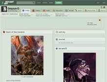 Tablet Screenshot of graysun-d.deviantart.com