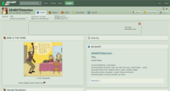 Desktop Screenshot of dementdistortion.deviantart.com