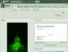 Tablet Screenshot of drdom.deviantart.com