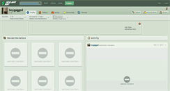 Desktop Screenshot of boygagged.deviantart.com