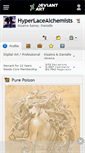 Mobile Screenshot of hyperlacealchemists.deviantart.com