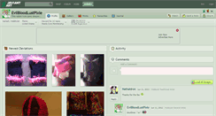 Desktop Screenshot of evilbloodlustpixie.deviantart.com