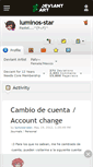 Mobile Screenshot of luminos-star.deviantart.com