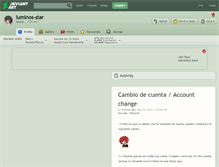 Tablet Screenshot of luminos-star.deviantart.com
