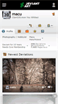 Mobile Screenshot of macu.deviantart.com