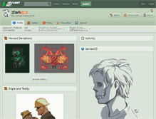 Tablet Screenshot of 2dark.deviantart.com