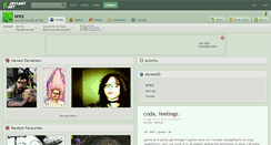 Desktop Screenshot of orez.deviantart.com