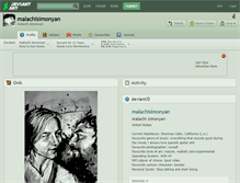 Tablet Screenshot of malachisimonyan.deviantart.com