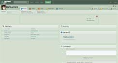 Desktop Screenshot of darklumiere.deviantart.com