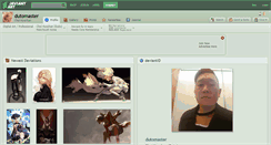 Desktop Screenshot of dutomaster.deviantart.com