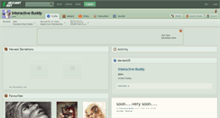 Desktop Screenshot of interactive-buddy.deviantart.com