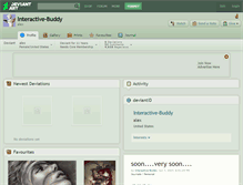 Tablet Screenshot of interactive-buddy.deviantart.com