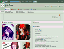 Tablet Screenshot of krista-tepes.deviantart.com