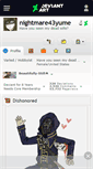 Mobile Screenshot of nightmare43yume.deviantart.com