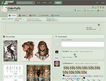 Tablet Screenshot of chibi-fluffy.deviantart.com