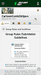 Mobile Screenshot of cartooncomicstrips.deviantart.com