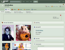 Tablet Screenshot of grimendless.deviantart.com
