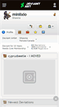 Mobile Screenshot of miniixio.deviantart.com