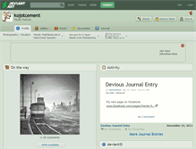 Tablet Screenshot of kojotcement.deviantart.com
